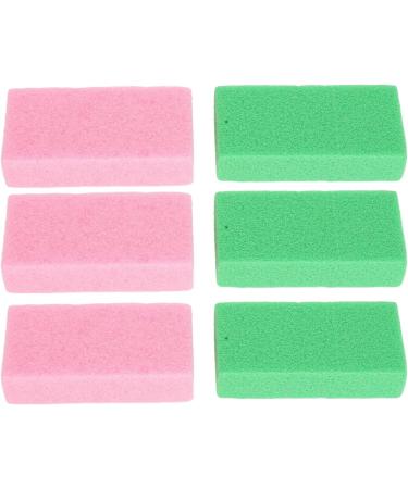 Skin Polishing Stone 6pcs PU Foam Pumice Stone Removing Hard Skin Callus Exfoliation Pedicure Scrubber Pumice Stone for Professional Salon Home Pedicure Smooths Skin Elbows Knees - Buy Online on GoSupps.com