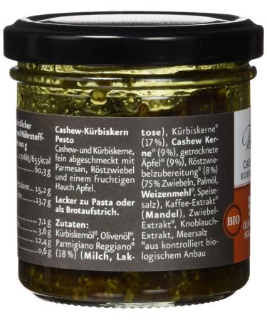  lm hle Solling Organic Cashew-Pumpkin Seed Pesto in a Jar - 110g | International Shipping Available - Buy Online on GoSupps.com