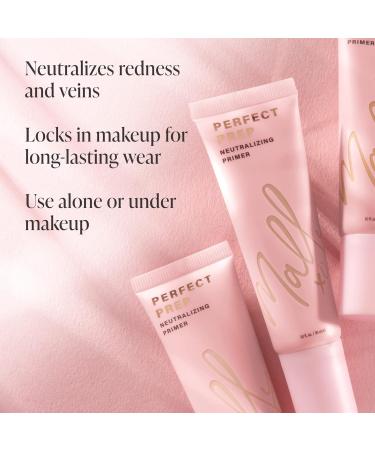 Mally Perfect Prep Neutralizing Tinted Face Primer Deep - Color-Correcting Makeup with Hyaluronic Acid | Long-Wear Foundation Primer - Shop Internationally - Buy Online on GoSupps.com