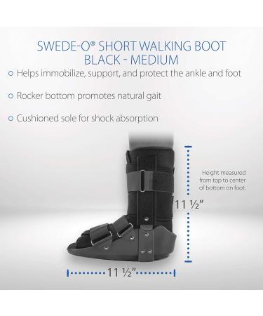 Swede-O Short Walking Boot - Medium | Comfortable & Supportive Footwear for Recovery | International Shipping Available - Buy Online on GoSupps.com