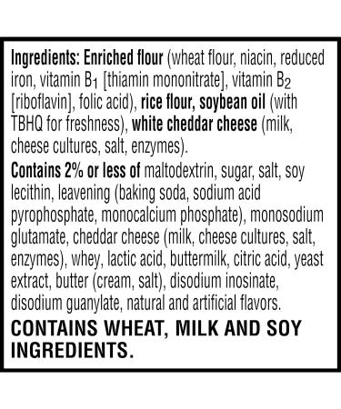 Cheez-It Cheez It Grooves Sharp White Cheddar 9 Ounce - Buy Online on GoSupps.com