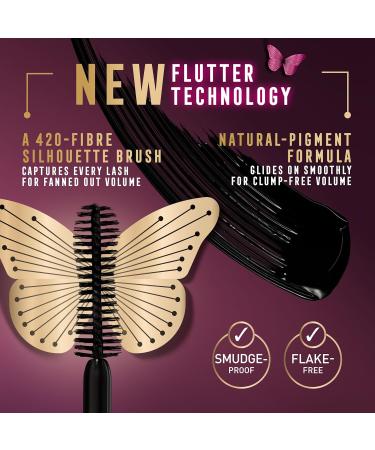 Coty Max Factor Masterpiece Divine Lashes Volumising Mascara Black Brown formula with natural pigments does not clump full and separated lashes full eyelash look that lasts all day long 8 ml - Buy Online on GoSupps.com