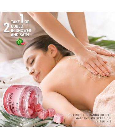 Body Scrub Exfoliator - 12oz WATERMELON Sugar scrub cubes w/Mango Butter & Shea butter Body Scrub Exfoliator - 12oz COCONUT Sugar scrub cubes Natural & Organic for all body exfoliation - Buy Online on GoSupps.com