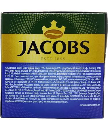 JACOBS Cappuccino Caf instantan 2 en 1 avec m lange quilibr de b tonnets de saveur de caf et de cr me Stock frais en portions individuelles Caf riche et fort 20 b tonnets - Buy Online on GoSupps.com