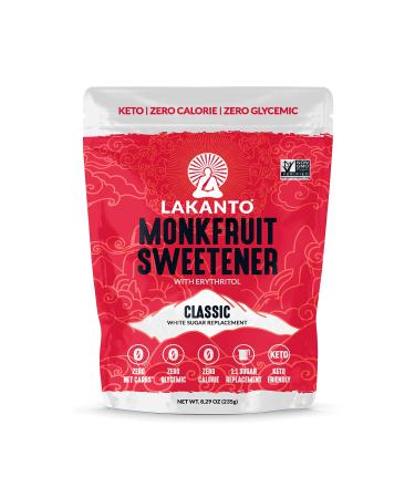 Lakanto Monkfruit Sweetener with Erythritol Classic 8.29 oz (235g)