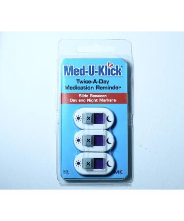 Med-U-Klick Twice-A-Day Medication Reminder | International Shipping | Boost Medication Adherence - Buy Online on GoSupps.com