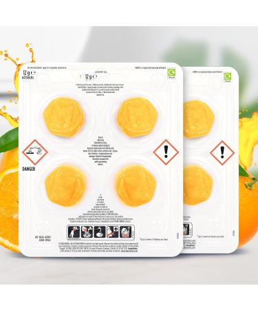 Harpic Hygienic Fresh Sticker Adhesive Toilet Block Yellow - Citrus 2 Packs of 4 stickers. Toilet Freshener No Plastic Applicator. 4 count (Pack of 2) - Buy Online on GoSupps.com