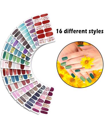 224pcs Nail Wraps & Stickers Manicure Kit - Mixed Adornment Series - Buy Online on GoSupps.com