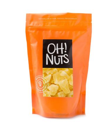 Fresh Dried Pineapple Chunks - 1.5lb Bulk Bag | Sweet Tropical Fruit Bites for Snacking & Baking | Low Sugar, Sodium & Cholesterol | High Fiber & Antioxidants | Dairy Free | 24oz - Buy Online on GoSupps.com