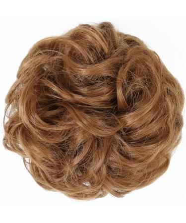 Hair Scrunchies Hair Bun Synthetic Messy Bun Donut Bun Ponytail Hair Extensions Hair Bun with Elastic Rubber Band Hair Bun for Women Women Hair Bun (Color : 30)