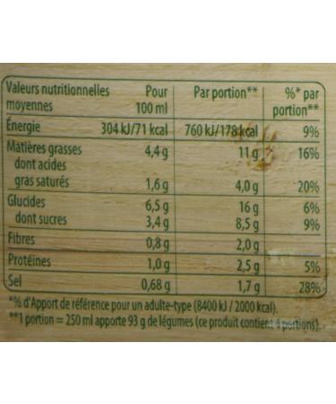 Knorr Sweet Soup of 8 Vegetables with Fresh Cream 1 L - Pack of 4 - Buy Online on GoSupps.com