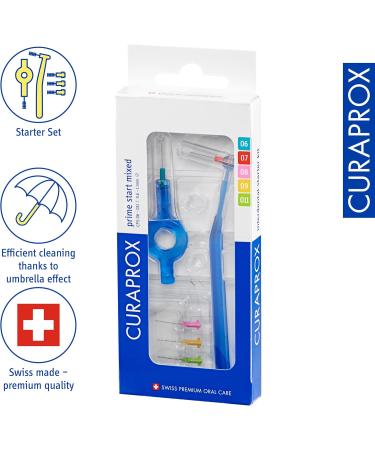 Curaprox Interdental Brushes CPS Prime Plus Mix-Set | 5 Pack (0.6-1.1mm) for Effective Oral Care | International Shipping Available - Buy Online on GoSupps.com