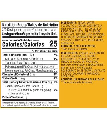 Coffee Mate Coffee Creamer Hazelnut Concentrated Liquid Pump Bottle Non Dairy No Refrigeration 50.7 Ounces (1.5L) - Buy Online on GoSupps.com