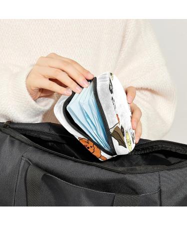 GIAPB Period Bag - Sanitary Napkin Storage & Travel Makeup Pouch - Animal Color4273 - Buy Online on GoSupps.com