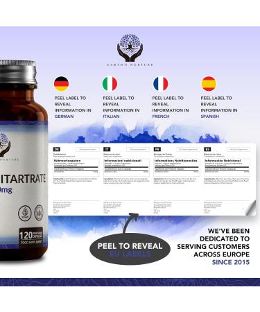 High Strength Choline Supplement - 700mg Choline Bitartrate | 120 Capsules | Non-GMO | Gluten & Allergen-Free | Made in UK - Buy Online on GoSupps.com