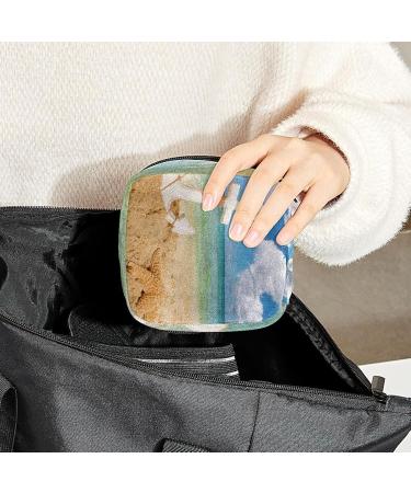 Buy Women's Bonds Storage Pockets - Portable Period Kit & Feminine Product Bag - Anchor & Sea Design - Perfect for Girls - Buy Online on GoSupps.com