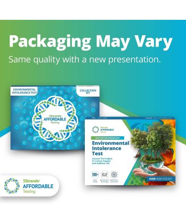 5Strands Environmental Intolerance Test - Home Sensitivity Test for 190 Outdoor & Indoor Items - Accurate Hair Analysis - Results in 7 Days - Buy Online on GoSupps.com