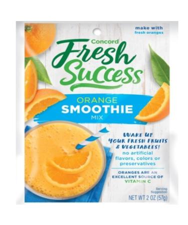 Concord Foods, Smoothie Mix, Orange, 2oz Packet (Pack of 6) 2 Ounce (Pack of 6)