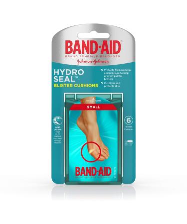 Band-Aid Brand Hydro Seal Bandages Blister Cushion Waterproof Blister Pad Small 6 Count