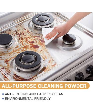 Powerful Kitchen All-Purpose Powder Cleaner Powerful All Purpose Cleaning Powder Household Foam Rust Remover Kitchen All-Purpose Cleaning Powder Kitchen Stubborn Stains Cleaner (250g) - Buy Online on GoSupps.com