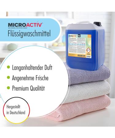 H fer Chemie Liquid Laundry Detergent (10 L) Ecological for White and Coloured Laundry Superior Cleaning Power Pleasant Fragrance - Buy Online on GoSupps.com