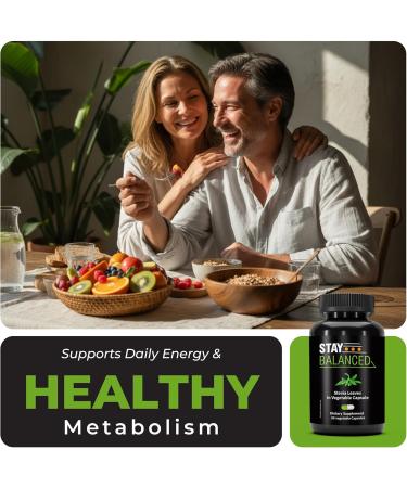 StayBalanced Natural Sugar Balance Supplement 60 Count 100% All Natural Cultivated Leaves Supports Sugar Balance & Overall Wellness Additive-Free Supplement - Buy Online on GoSupps.com