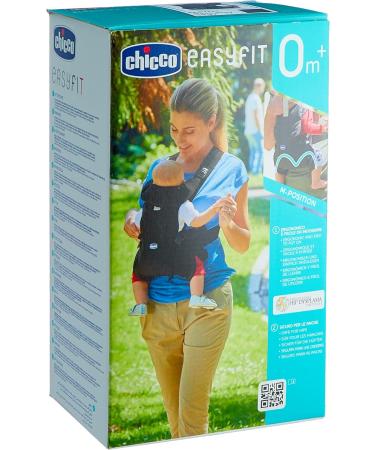 Chicco Easyfit Baby Carrier Moon Grey - Adjustable Front & Rear Facing | Birth to 9kg | Comfortable & Easy to Use - Buy Online on GoSupps.com