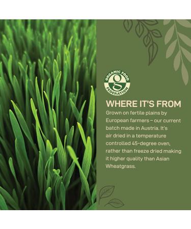 Organic wheatgrass by nukraft: 250g 500G 1kg - 500g - Buy Online on GoSupps.com