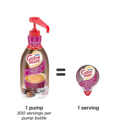 Nestle Coffee mate Salted Caramel Chocolate Coffee Creamer Pump Bottle 50.7 Fl Oz (Pack of 2) - Buy Online on GoSupps.com