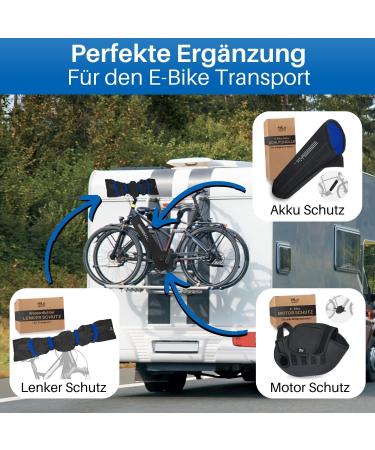 Hilo Sports E-Bike Engine Protective Cover | Universal Fit for Bosch Shimano Brose Yamaha | Waterproof Neoprene Protection for Bicycle Transport - Buy Online on GoSupps.com