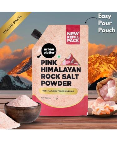 Urban Platter Pink Himalayan Rock Salt Powder 15 kg mineralrich salt unrefined & pure Sendha Namak Noniodized Optically Sort - Buy Online on GoSupps.com