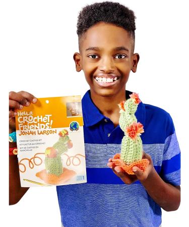 Boye Jonah's Hands Beginners Crochet Cactus Kit - 8 pcs, Multicolor - Buy Online on GoSupps.com