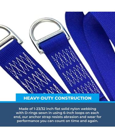 Rock-N-Rescue Nylon Web Anchor Strap with D Rings - 60 - Water Rescue and Work at Height - Buy Online on GoSupps.com