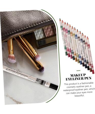 Beavorty 36 pcs Cosmetic Colorful Makeup Eyebrow Lasting Liner Waterproof Long Eyeliner Lip Pencil 1 count (Pack of 1) As Shownx3pcs - Buy Online on GoSupps.com