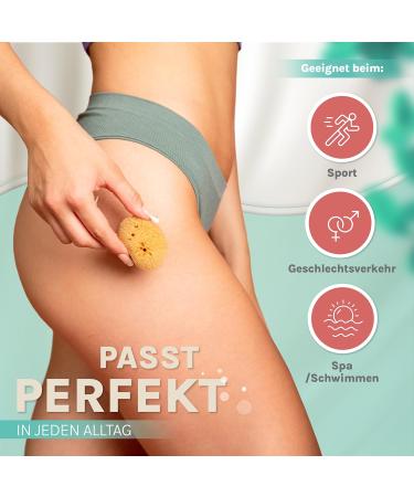 Hera Organics Menstrual Sponge - Natural Reusable Alternative to Soft Tampons | 3 Pieces (Medium) - Buy Online on GoSupps.com