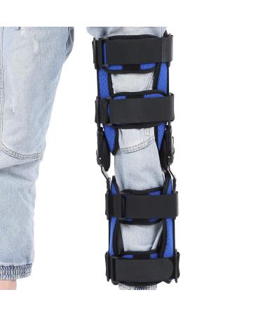 Breathable Adjustable Knee Brace for Meniscus Support - Non-Slip Leg Fixed Orthosis Immobilizer (Left - Buy Online on GoSupps.com