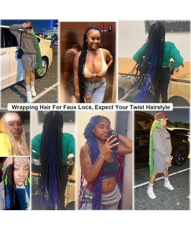 Springy Afro Twist Hair 28 Inch Cuban Twist Hair 3 Packs Marley Twist Braiding Hair Pre-separated Spring Twist Hair Wrapping Hair for Soft Locs Cuban Twist Crochet Hair for Women (Grey) - Buy Online on GoSupps.com