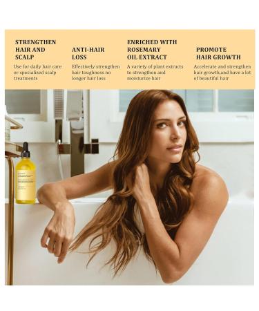 Veganic Hair Oil Set - Natural Rosemary Oil for Hair Growth | Nourishes & Strengthens Thin Brittle Hair - Buy Online on GoSupps.com