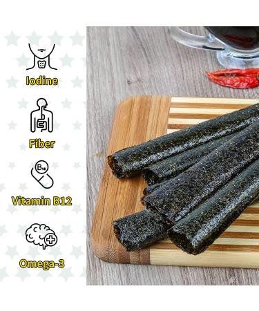 Tao Kae Noi Big Roll Grilled Seaweed Snacks - Original Flavor Nori Sheet Rolls for Kids & Adults - 6 Pack 3g Bags - Healthy & Classic Flavour - Buy Online on GoSupps.com
