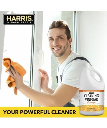HARRIS Cleaning Vinegar - All Purpose Household Surface Cleaner (128oz Orange) for Effective International Cleaning Solutions - Buy Online on GoSupps.com