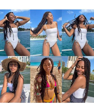 Xtrend 7 Packs 24 Inch Pre-Looped Nu Faux Locs Crochet Braids Hair Extensions Wavy Goddess Faux Locs Ombre Synthetic Braiding Hair Wavy Gpysy Soft Locs Crochet Hair 18strands/pack 1B/30# 24 Inch (Pack of 7) T30# - Buy Online on GoSupps.com