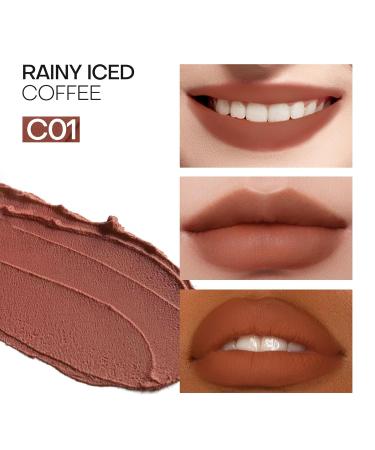 Buy Mistine Lipstick Thai Latte - Sheer Creamy Rouge Velvet Matte Finish - Non-Sticky C01 Rainy Iced Coffee - 3.5g for Women | International Shipping - Buy Online on GoSupps.com