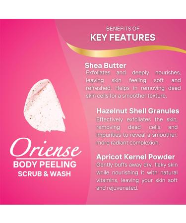 Body Scrub with Spring Flowers - Chamomile Extract Gentle Hydration & Exfoliation | 16.9 fl. oz - International Shipping Available - Buy Online on GoSupps.com