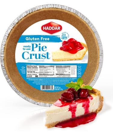 Haddar Gluten Free Graham Cracker Pie Crust 6oz | Six Inch, No Bake, Ready to Use, Kosher for Passover
