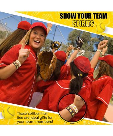 Hanaive 20 Pcs Softball Hair Ties & Bracelets for Girls/Women - Baseball Accessories - Buy Online on GoSupps.com