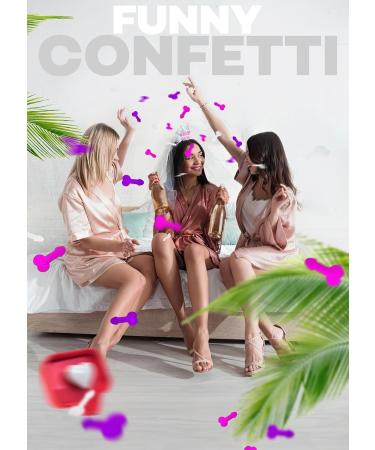 Bachelorette Confetti Pack Straws 15+1 - Bachelorette Party Drinking Straws - Straws Party Pack - Funny Bachelorette Pennis Straws Party Favors - Buy Online on GoSupps.com
