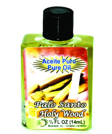 12 PIECES BRYBRADAN HOLY WOOD PURE OIL PALO SANTO ACEITE PURO FL.OZ. (14.7 ML) HOLY WOOD 12
