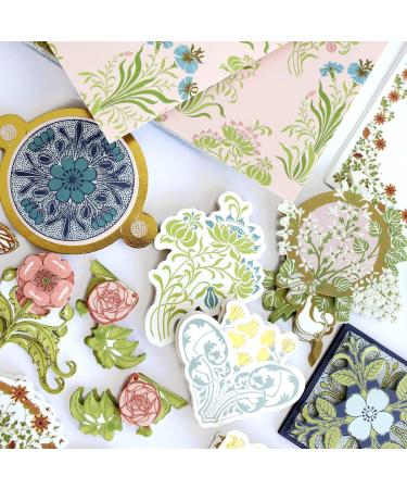 Anna Griffin Salon Nouveau Paper Crafting Kit - Card Making & Scrapbooking Supplies - 32pcs 12x12 Cardstocks, Embellishments, Sentiments for Invitations & Greeting Cards - Buy Online on GoSupps.com