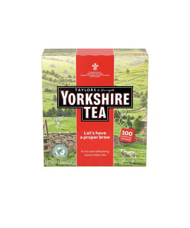 Yorkshire Tea Taylors of Harrogate, Red, 100 Count Yorkshire Red 100 Count (Pack of 1)