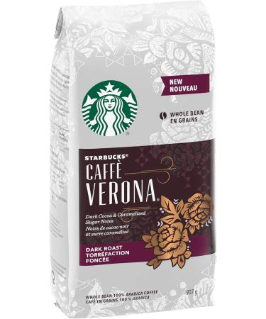 Starbucks Espresso Roast Whole Bean Coffee 907 gram & Caffe Verona Whole Bean Dark Roast Coffee 907 gram Roast Whole Bean Coffee + Dark Roast Coffee - Buy Online on GoSupps.com